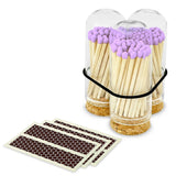 2" Matches + Mini Cloche - Colors of Your Choice + Strikers: Black Tip