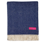 Southampton Home Merino Wool Herringbone Throw