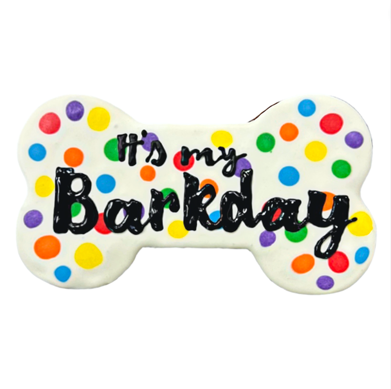 Barkday Confetti Bone
