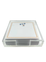 Notepad in Acrylic Holder, Mahjong 2