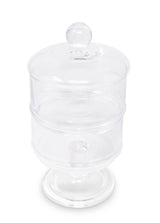 Liscio Ottico - Double Cookie Jar with Spiral Design