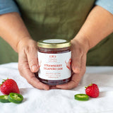 Strawberry Jalapeño Jam | Holiday Entertaining Favorite