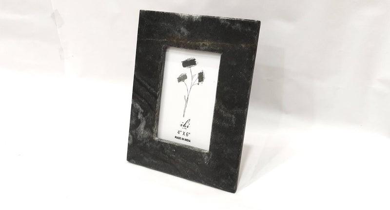 Midnight Black Marble Photo Frame