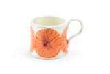 Poppy Bloom Embossed 18oz Reactive Glazed Coffee Mug