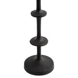 Floor Pillar Candle Holder - Black Metal Abacus, 36 in.