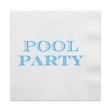 Pool Party Summer Cocktail Paper Napkins
