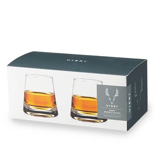Crystal Whiskey Glasses - Set of 2