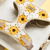 Sunflower Patch Adjustable Neck Harness: M