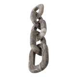 Grey 22x4 in. 5-link Marble Chain