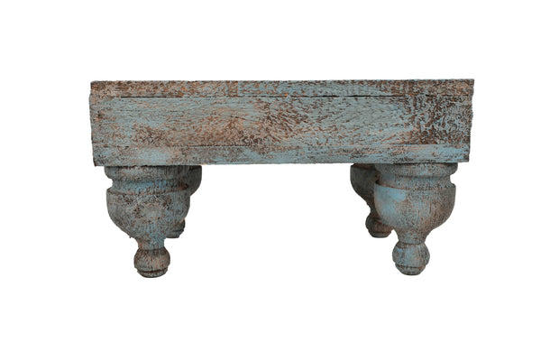 Haysley Table-Display-Reclaimed Wood-14x12 inch-Turquoise