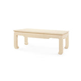 BETHANY LARGE RECTANGULAR COFFEE TABLE, NATURAL TWILL