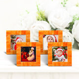 Classic Orange Bone Inlay Combo 4"x4"