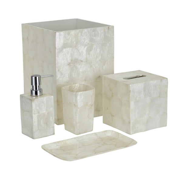 Ivory Capiz Shell Bathroom Set