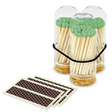 2" Matches + Mini Cloche - Colors of Your Choice + Strikers: Black Tip