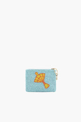Mahj all day Beaded Coin Pouch