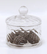 Liscio Ottico - Double Cookie Jar with Spiral Design