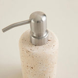 Vanity Accessories Set, Travertine Bathroom Set, 5-piece: Soap Dispenser 8oz