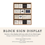 Philly Sundays Are For The Birds Block Sign | Philly Decor