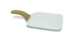 Glass Tray with Gold Handle