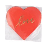 Foil Love Heart Cocktail Napkin