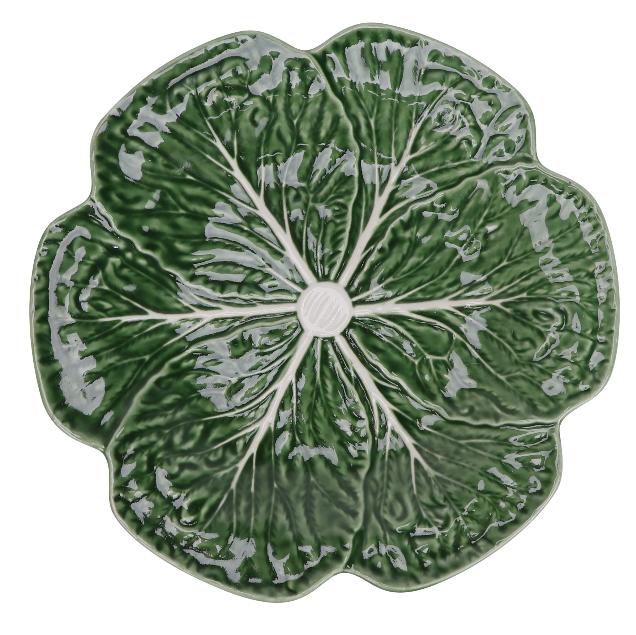 CABBAGE PLATE SERVICE FOR EIGHT