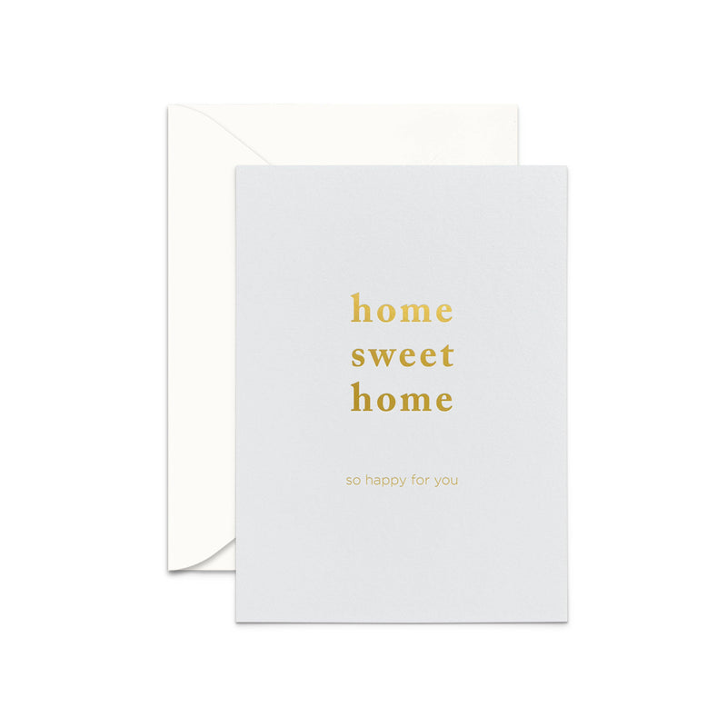 Home Sweet Home Greeting Card: Single Card