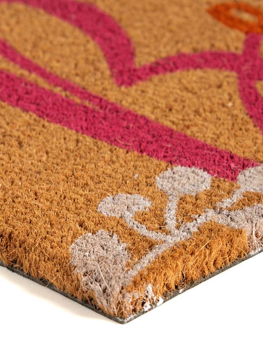 "MERRY & BRIGHT" DOORMAT