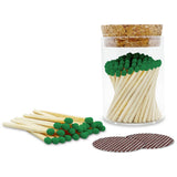 2" Matches in Cork Top Jar - Colors of Your Choice