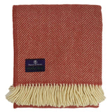 Highland Tweeds Wool Herringbone Throw
