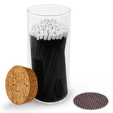 4" Matches in Large Chic Cork Top Jar - Color(s) of Choice