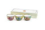 Summer Savanna Leopard 3.75" Porcelain Tidbit Bowls Set of 3