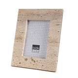 9"x7" Travertine Photo Frame fits photo 4"x6"