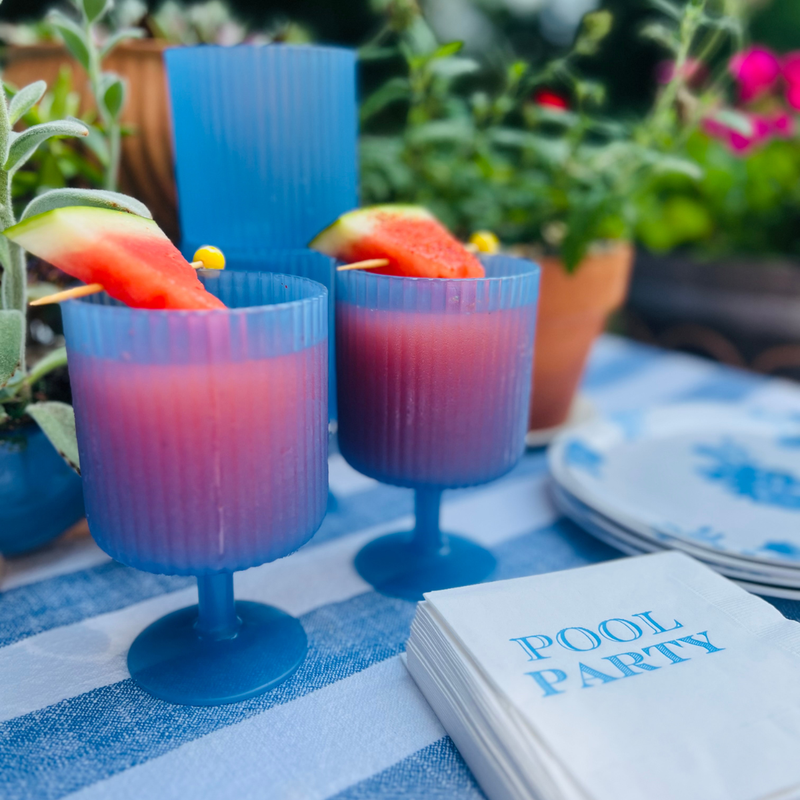 Pool Party Summer Cocktail Paper Napkins
