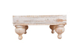 Chula Cake Table Set-Display-Reclaimed Wood-Set 3-White