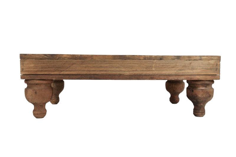 Cali-20x12 inch-Farm Cake Table-Display-Reclaimed Wood-Brown