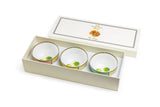 Summer Savanna Leopard 3.75" Porcelain Tidbit Bowls Set of 3
