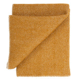 Highland Tweeds Wool BIG Throw ~ Whiskey Herringbone  ~