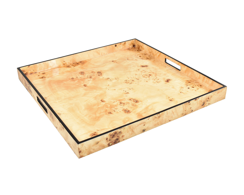 Mappa Burl - Large Square Tray - L-35MBT