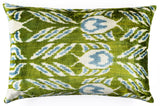 Luxury Handmade 16x24 Silk Velvet Pillow – Organic Vegetable