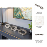 Grey 22x4 in. 5-link Marble Chain