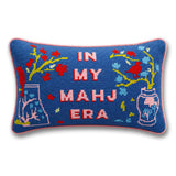 In My Mahj Era Needlepoint Pillow