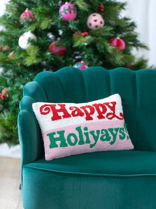 HAPPY HOLIYAYS! PILLOW, MULTI