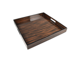 Macassar Ebony - 16" Square Tray - L-48MET
