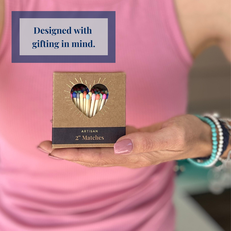 2" Matches + Mini Cloche - Colors of Your Choice + Strikers: Black Tip