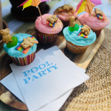 Pool Party Summer Cocktail Paper Napkins