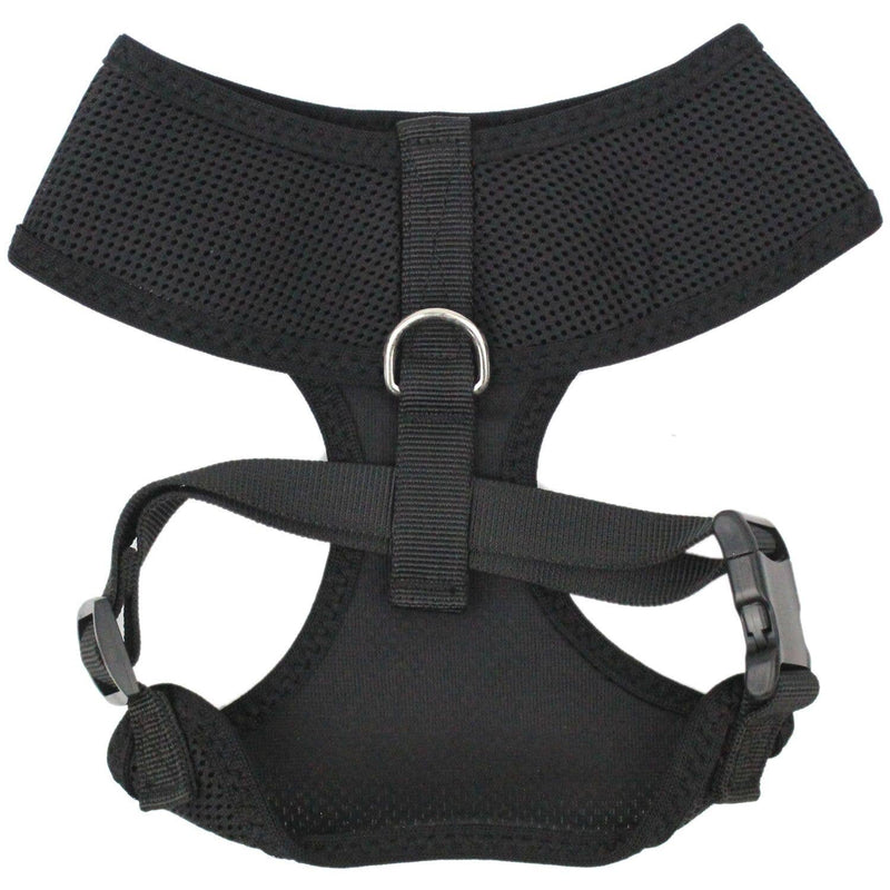 Freedom Harness Black – Trendy Dog Harness for Adventures: XS