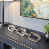 Grey 22x4 in. 5-link Marble Chain
