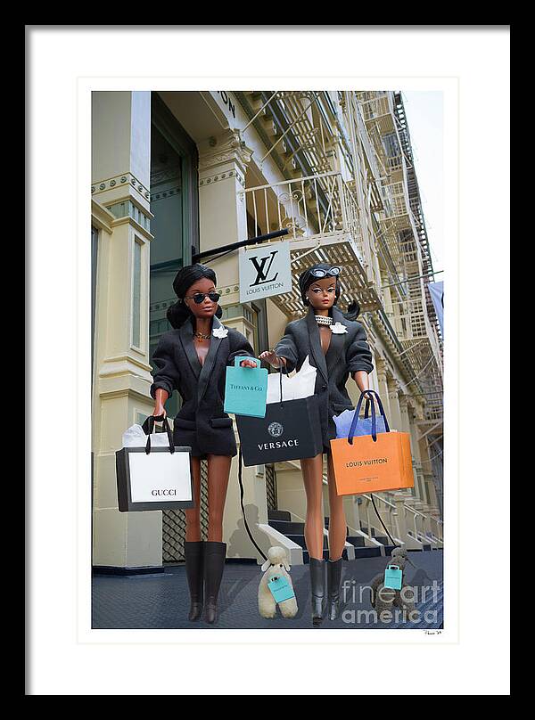 Girls of SoHo Black Framed Print