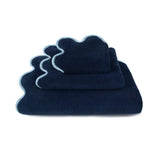 Chairish Bath Towel-Navy/Powder Blue