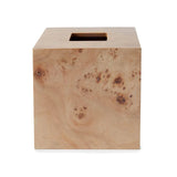 Mesa Tissue Holder-Burl Wood